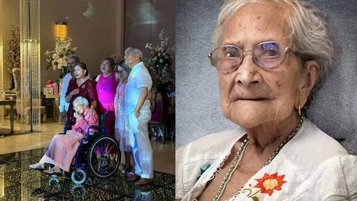 Doña Elisa Castro Mayorga celebró sus 100 años de vida Karla